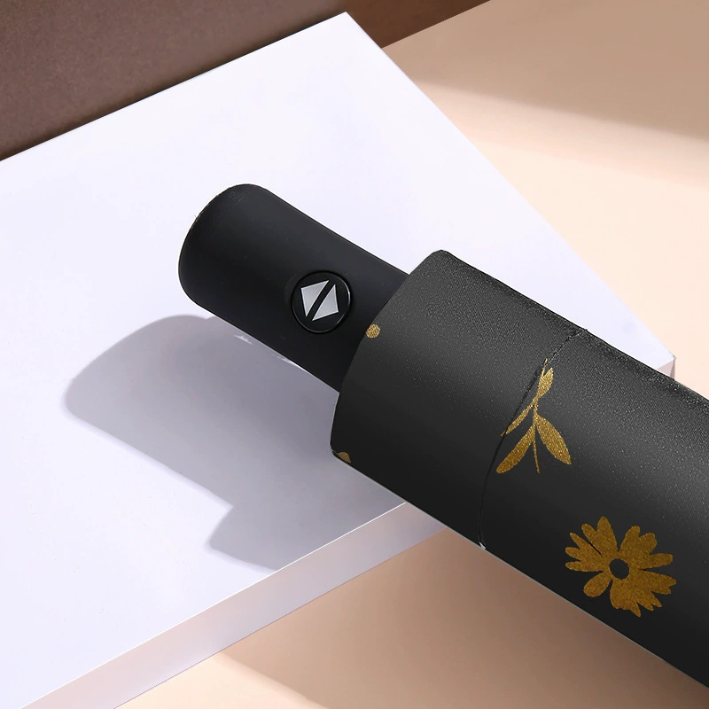 Automatic umbrella flower-shaped for students, fully automatic, sun protection, UV protection