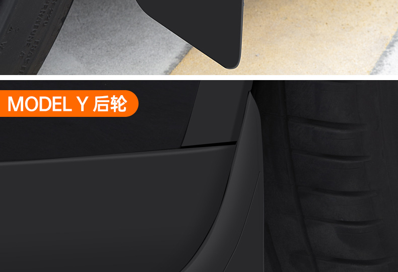 Suitable for Tesla Fender Facelift Version Model 3/Y/Six-Seater Yl Tire Front Fender Modification Accessories