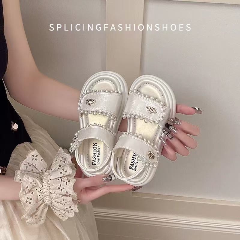 Zapatos de princesa de moda infantil versátil verano 2026 nuevas niñas huecos zapatos de princesa de dedos abiertos zapatos casuales de sola suave image 5