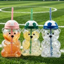 �羳��Ʒ������600ML Bearista Glass Straw Cup̩���ܲ������ܱ�