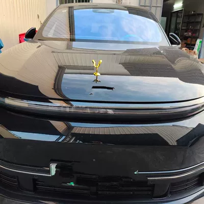 Little Golden Car Logo Modification, Car Emblem, Electric Vehicle, Classic Car Emblem, Angel Goddess Emblem for the Front of the Car (Car logo) - gold
