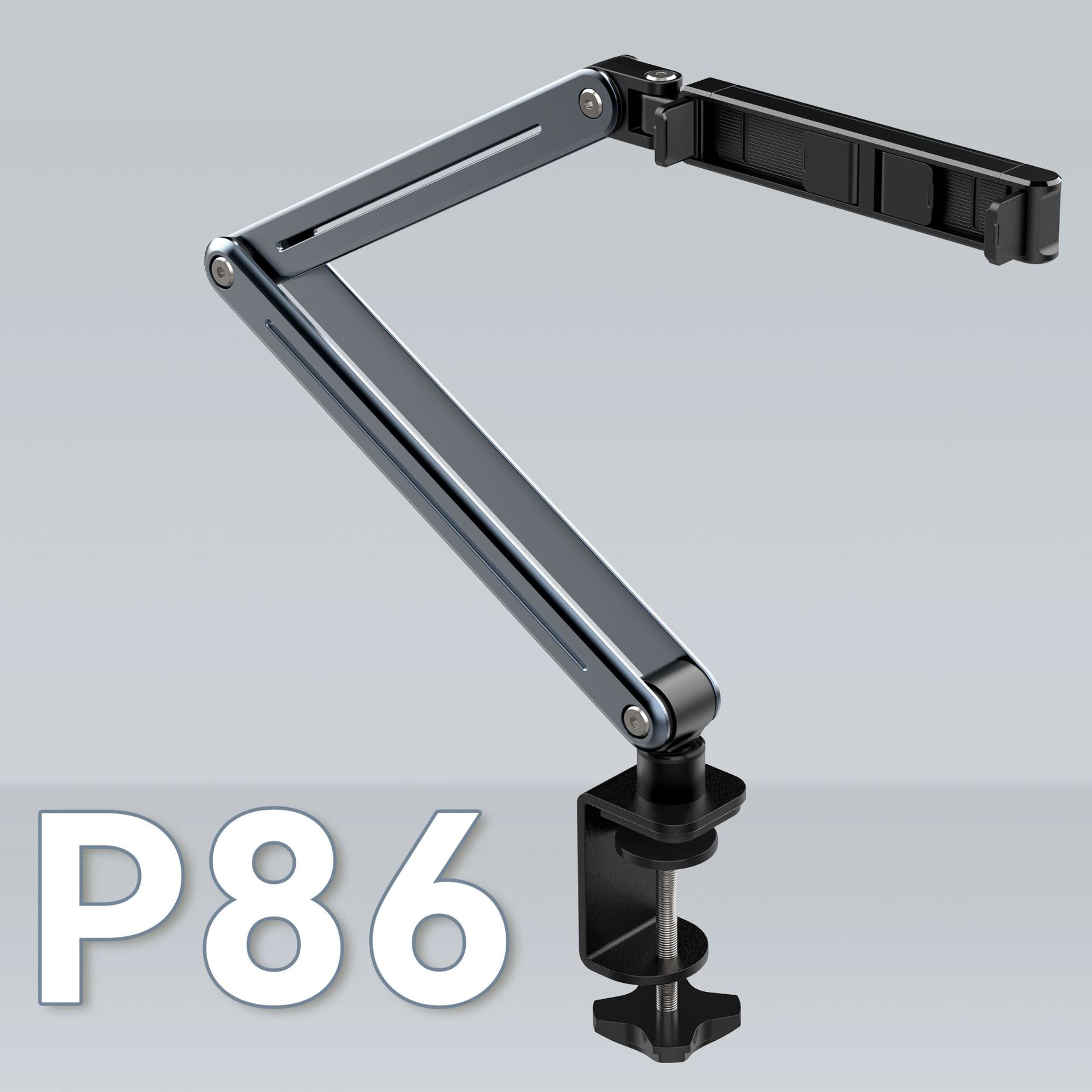 Escritorio perezoso teléfono móvil soporte de cabecera para iPad magnética Tablet soporte aleación de aluminio Tablet soporte