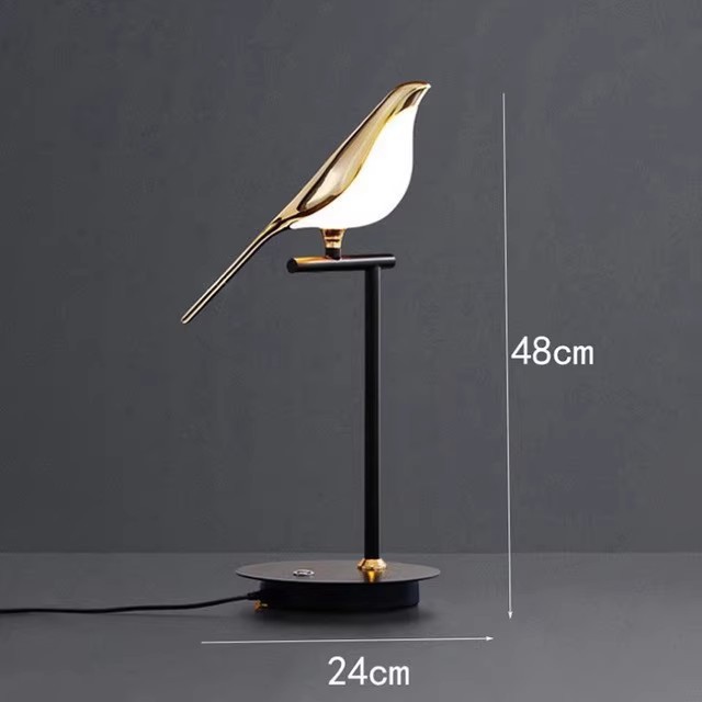 Creativo pájaro lámpara de pared dormitorio cabecera sala de estar pared moderna simple nórdica lujosa escalera de pasillo porche lámpara de pared
