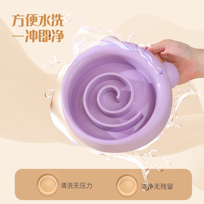 Nueva mascota Slow Food Tazón antideslizante anti-golpe perro anti-choke tazón de comida Super gran capacidad alimentador Pet Bowl al por mayor