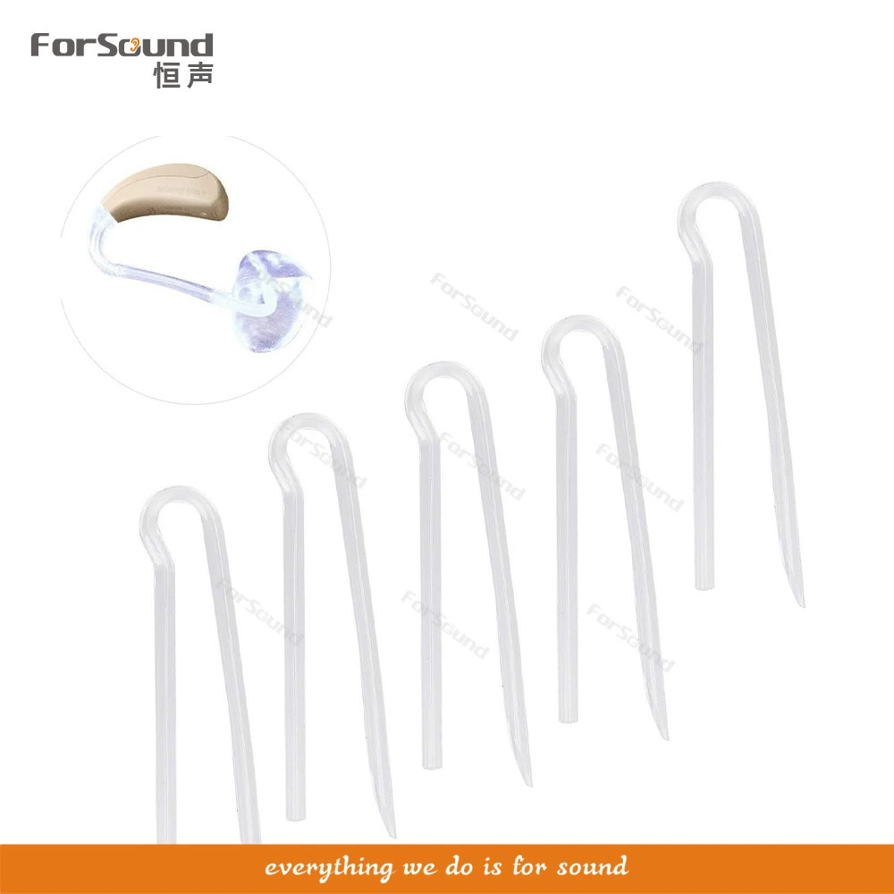 Звуковая трубка барабанной перепонки R-типа, прозрачный локоть из ПВХ для слухового аппарата, мягкая Ушная форма для изготовления слухового аппарата