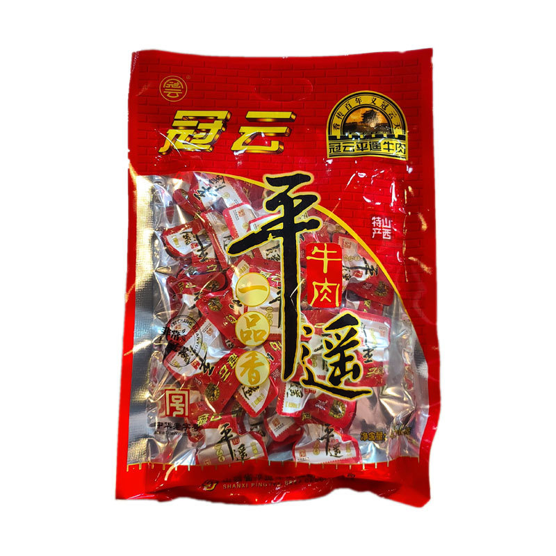 Guanyun Pingyao beef 454g one-piece fragrant snacks ready-to-eat Shanxi specialty wholesale and retail original cooked food