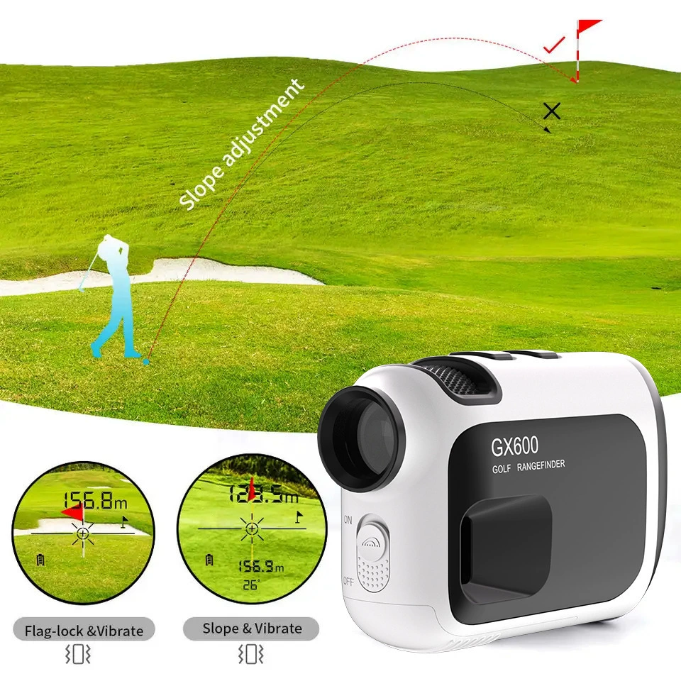 Новый стиль флаги с замком Гольф дальномерный телескоп измеритель расстояния