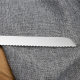 In stock stainless steel serrated bread knife slice cake slice toast saw knife non-chip bread knife