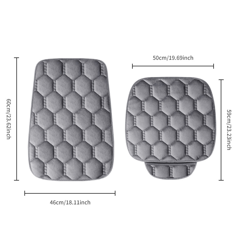 Winter Short Plush Car Seat Cushion Universal Seat Cushion Cross-Border E-Commerce Hot-Selling Single-Piece Seat Cushion Full Car Seat Cover Five Seats
