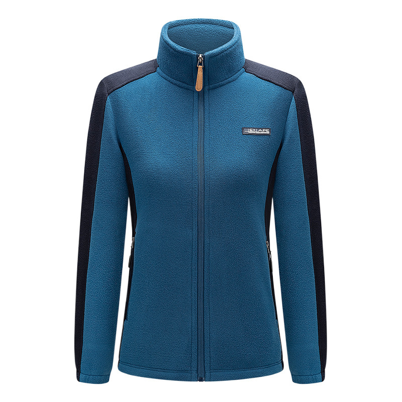 Camacos de terciopelo de grano de agitación para mujeres, chaqueta de terciopelo al aire libre caliente, chaqueta de asalto para mujeres, camiseta deportiva, camiseta exterior