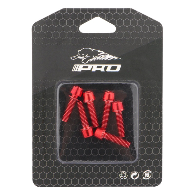 Transfronterizo dedicado IIIPRO bicicleta de montaña color mango tornillo M5 * 18MM soporte tubo fijo tornillo