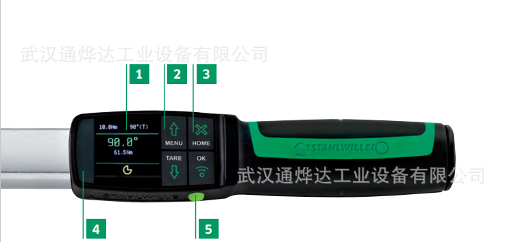 德国达威力714系列数显角度扭矩扳手714精度误差为±2%