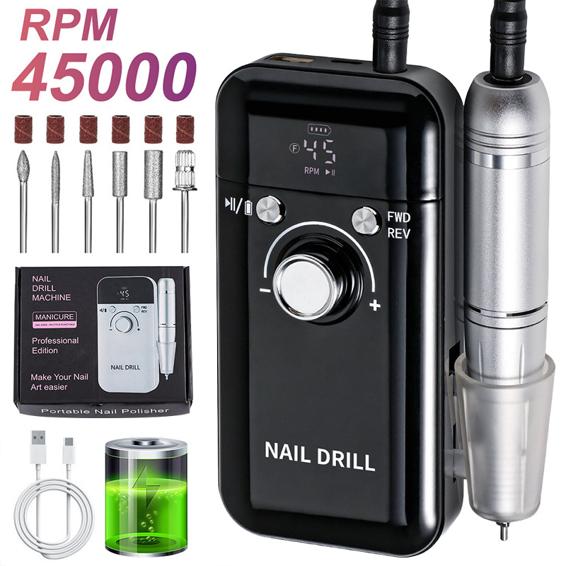 Torno Eléctrico para Uñas Portátil Recargable para Manicura image 49