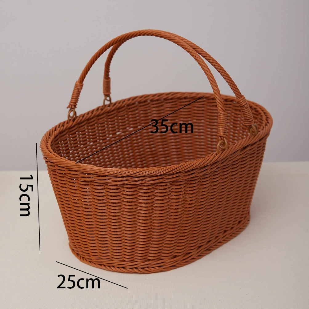 Десять тысяч человек клубничная сеть красная рамка для киоска с имитацией ротанга 2 плетеных ретро корзины корзины для корзины