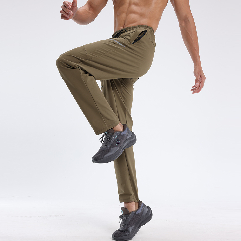 lulu, pantalones deportivos al aire libre, acondicionamiento, secado rápido, tendencia casual, pantalones deportivos de montaña sueltos, hombre