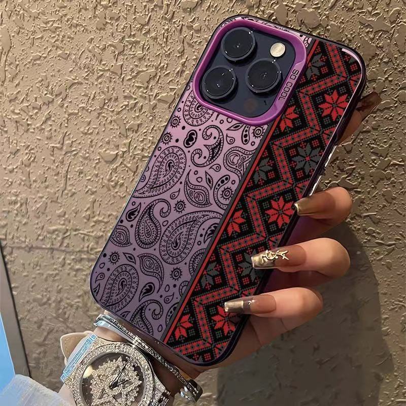 Totem personalizado transfronterizo para iPhone 16 funda para teléfono móvil Apple 15promax/14 anti-caída 13pro12 Europa y América