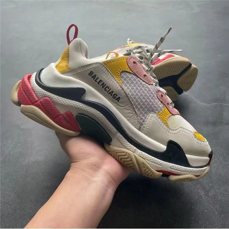 Paris Daddy Shoes TrackS1 Generation Seis capas de fondo ins familia salvaje hombres y mujeres zapatos de pareja de suela gruesa retro