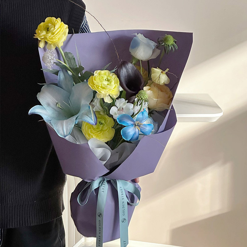 Papel de Arte Impermeable para Flores Grueso para Regalos de Festivos y Ramos image 3