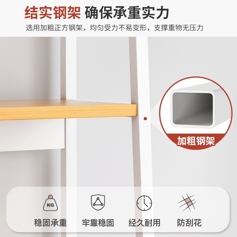 Estante de cabecera Estante de almacenamiento de varios pisos en el piso contra la pared Dormitorio trapezoidal oblicuo Sala de estar Gabinete Estantería de cama