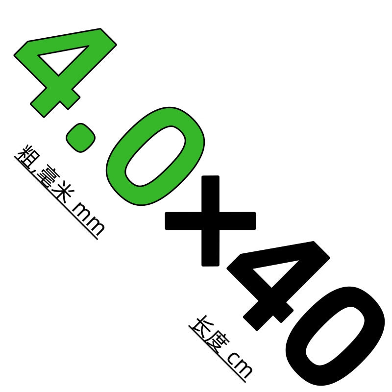 Palillo de madera de pie desechable 5.0mm * 60cm1.0mm salchicha de almidón de sándalo barbacoa desechable brillo de bambú fábrica