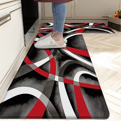 Avtomobil döşəmə paspasları — Amazon Creative Abstract Pattern Floor - jn-abstract-kitchen-mat-13-4060cm-crystal-velvet