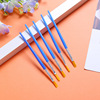 Plastic nylon lip pencil, ceramic painted children's brush painting made of plaster