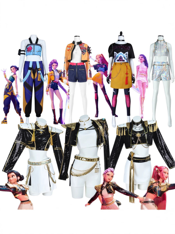 猎魔女团K-POP鲁米二次元cos服出片神器鲁米佐伊米拉cospley动漫|undefined