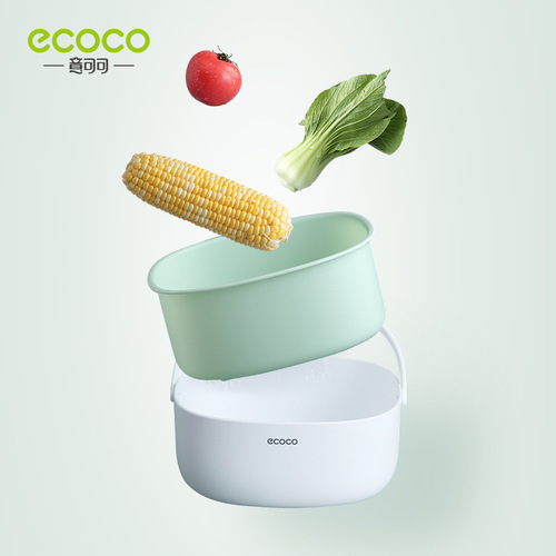 Sink basin drain basket multi-functional kitchen double-layer drain basket vegetable basket internet celebrity living room household fruit plate large size