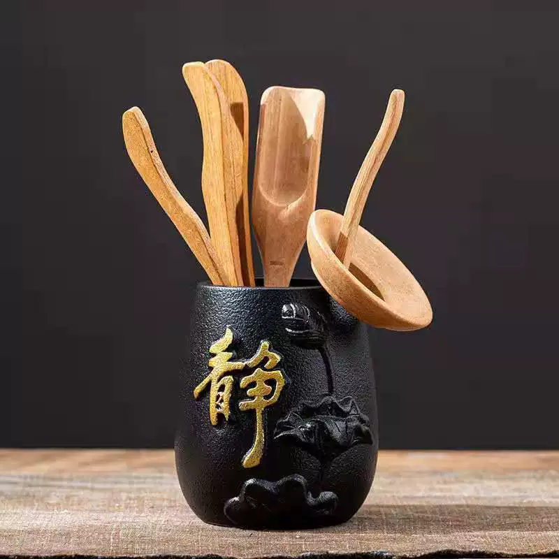 Чайная чашка, пинцет, чайный набор с аксессуарами
