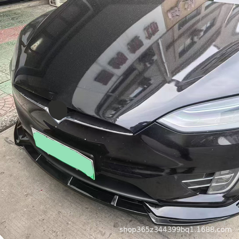 Cross-Border Hot Sale Suitable for Tesla Model X 2017-2020 Front Shovel Punched Fixed Small Surround Front Lip