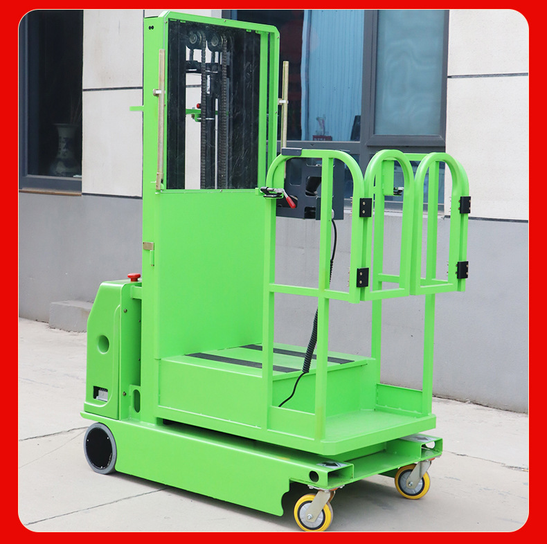 Electric High-Altitude Material Handling Vehicle, High-Altitude Picking and Inspection Vehicle, Intelligent and Efficient Fully Electric High-Altitude Picking Truck