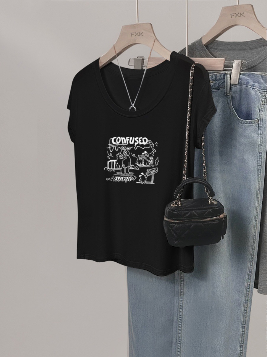 블랙레터 피기 [스팟스트레이트헤어]