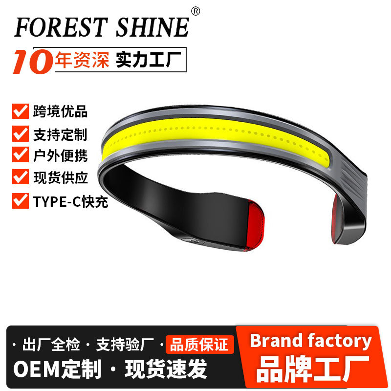 Nuevo al aire libre multi-funcional faro impermeable COB resaltar portátil Gran Reflector larga resistencia pesca Luz de marcha