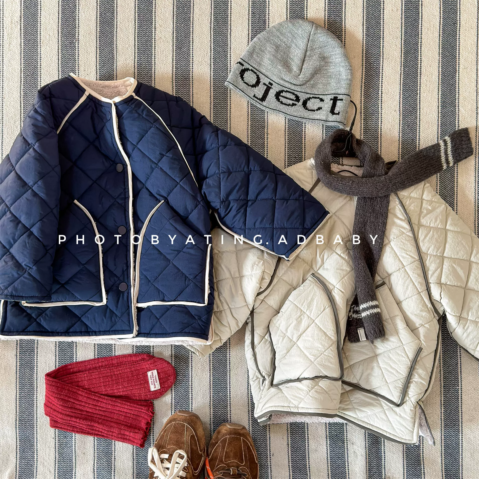 2025湖州织里童装儿童冬装女童中长款棉衣冬款外套男童棉服6721