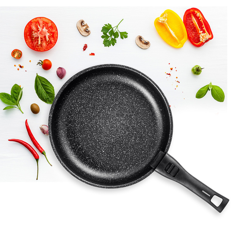 Removable handle pot handle separation non-stick wok milk pan frying pan pan suit outdoor pot accessories