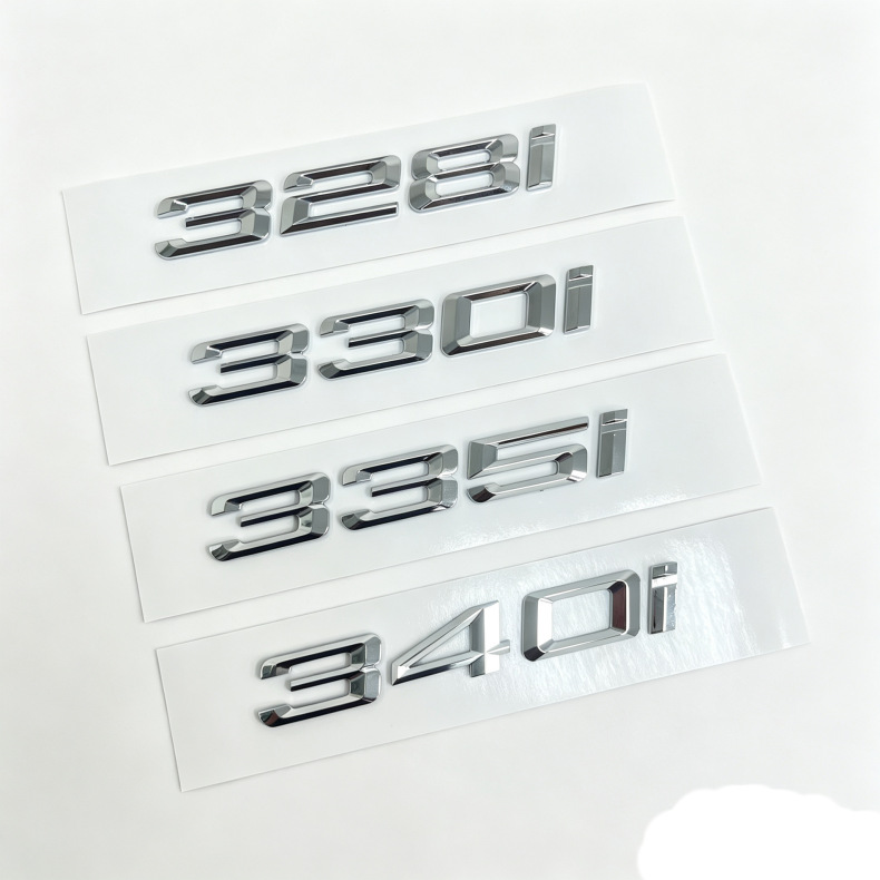 Suitable for the rear emblem with displacement numbers of older BMW 3 Series models 316i, 318i, 320i, 325i, 330i