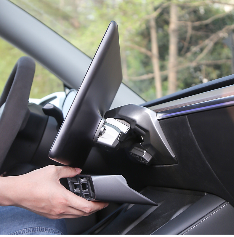 Suitable for Tesla model y/3 Central Control Screen Angle Adjuster ya Artifact Modified Screen Rotating Bracket