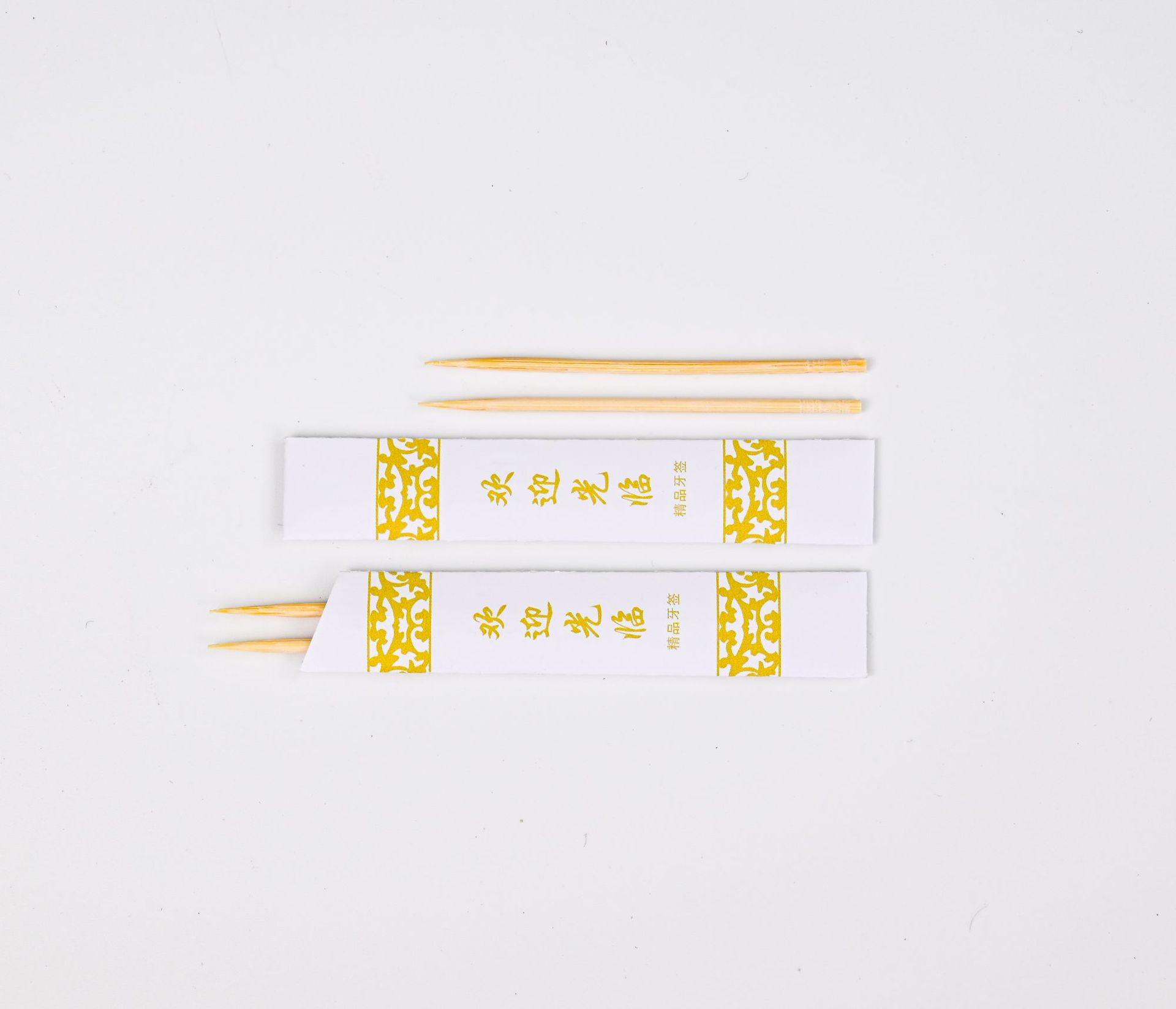 코팅지 황백색 이쑤시개 (500개/상자)