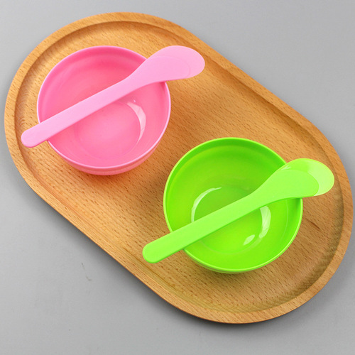 Beauty Tools Mask Bowl Wholesale Makeup and Beauty Supplies Mask Mixing Bowl Mixing Stick Small Plastic Bowl Set Plastic