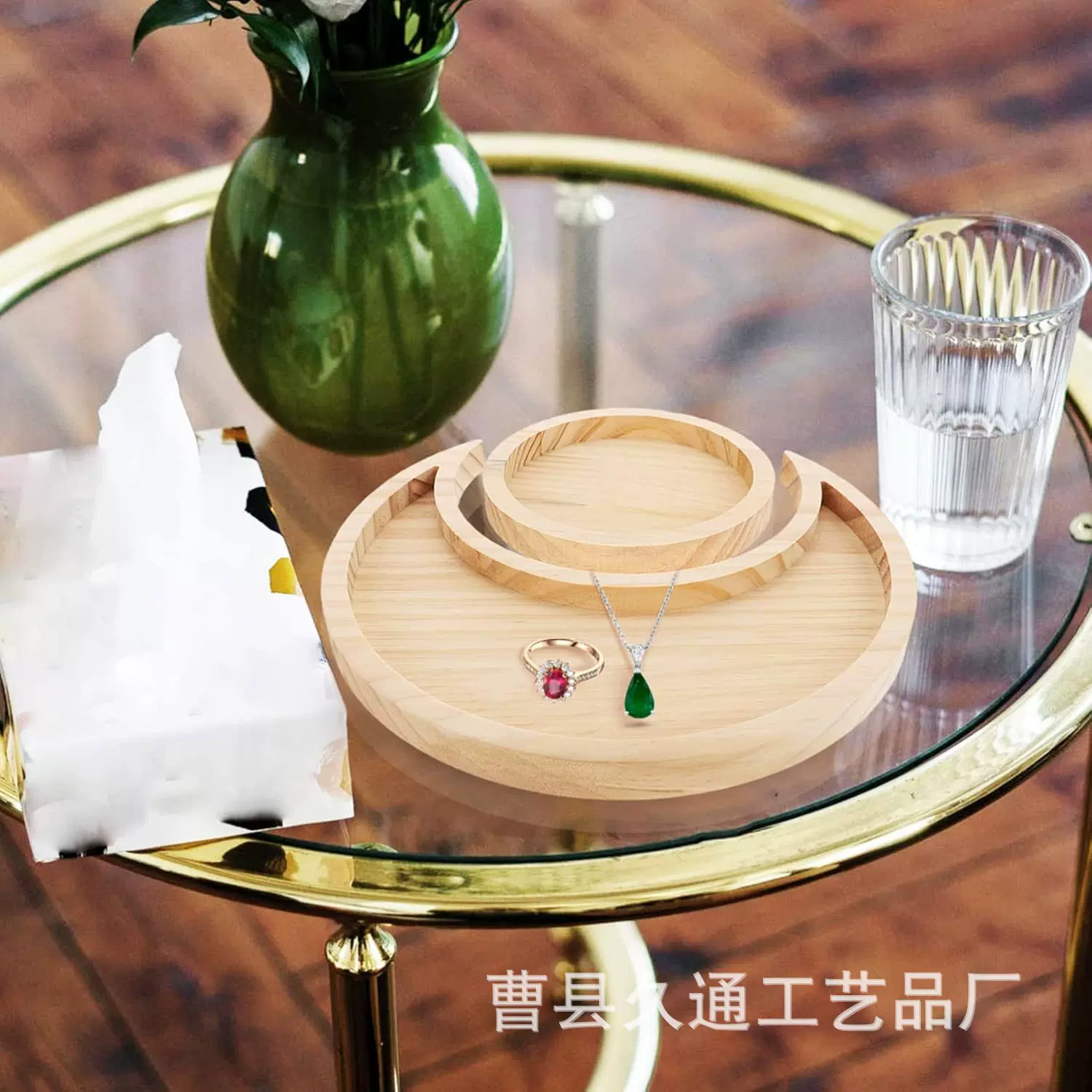 木质托盘创意餐盘套装实木干果零食不规则月牙托盘家用蛋糕