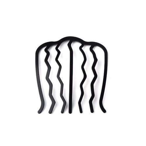 Korean style ball head hair iron metal hair comb upside down comb simple lazy hairpin hairpin hairpin hairpin back of the head