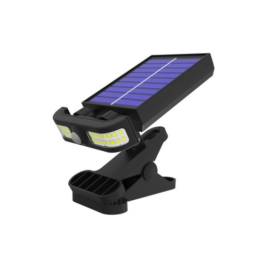 Cross-Border Outdoor Solar Clip Lamp Waterproof Lamp Household Ultra-Bright Human Body Courtyard Sensor Lamp Camping Foreign Trade Hot Model