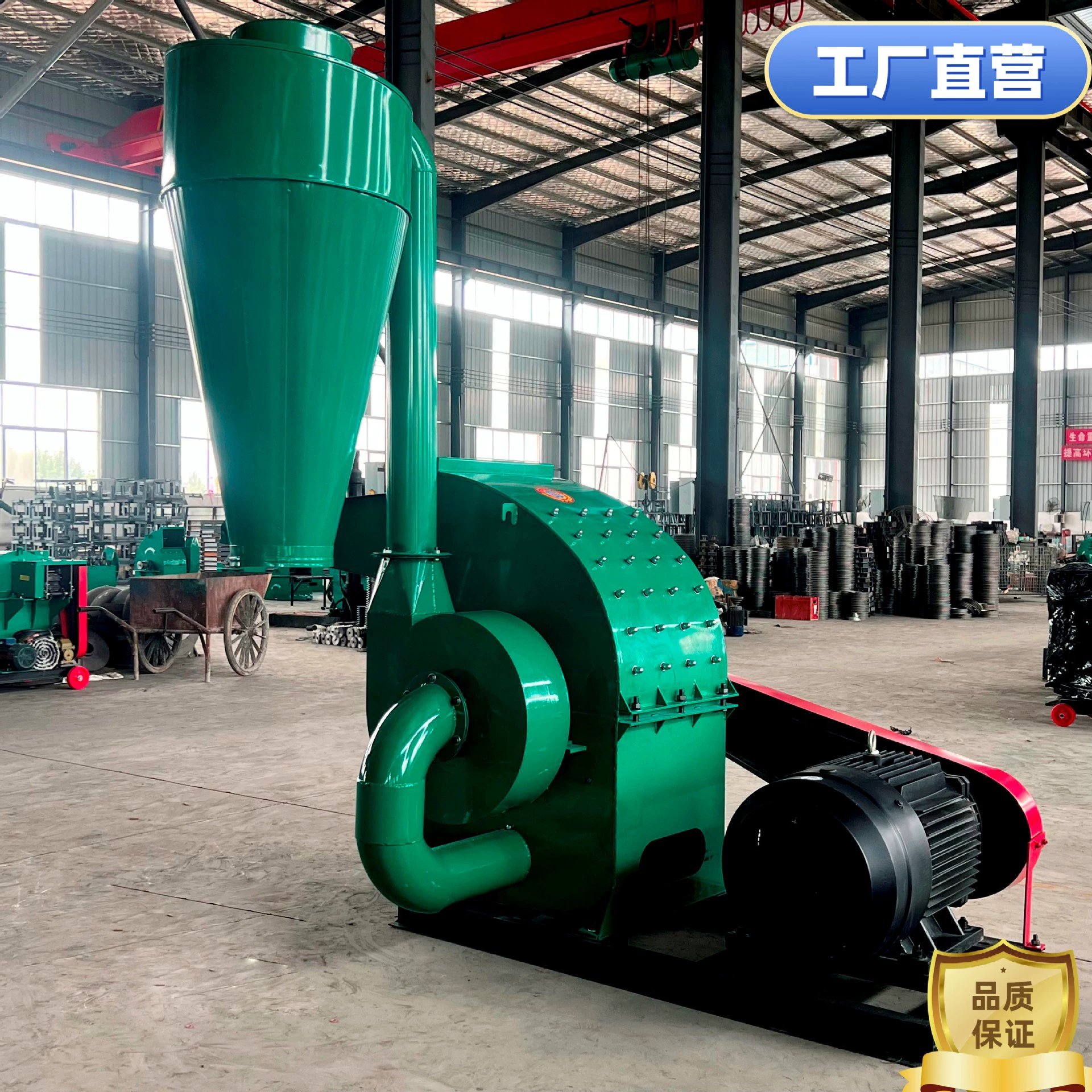 Дробилка для кукурузных початков, молотковая дробилка для кормов, дробилка для кукурузных кормов с функцией удаления пыли.