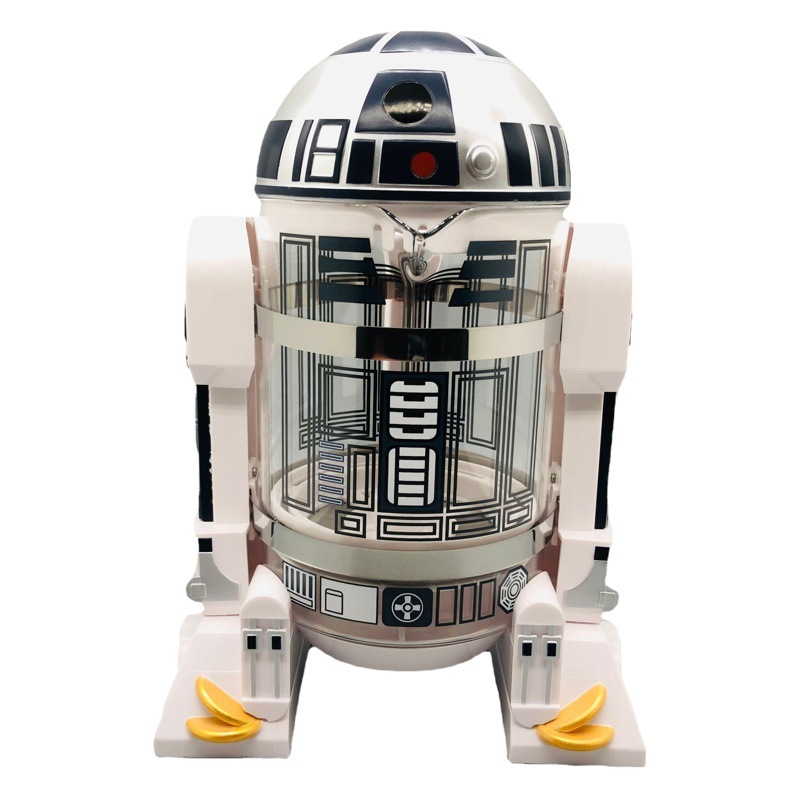 Máquina de R2-D2 de Star Wars uso familiar mini máquina de café de mano cafetera olla de aislamiento Mocha olla de presión francesa