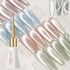 貓眼甲油膠秋冬新款網紅流行色大燈泡貓眼膠小套系美甲店專用