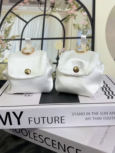 Silk Satin Belly Bag, Special Cute Bag for Paint and Dye Crafts, Earphone Bag, Pendant Bag