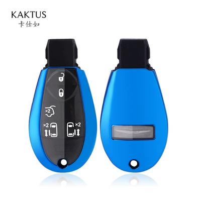 Car key bag for Jeep Dodge Chrysler old - charm-blue