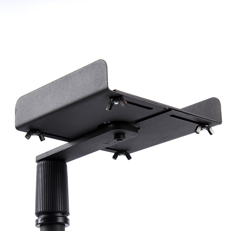 Soporte de altavoz que rodea el trípode de audio estante de piso montado en la pared roscado ajustable altura de metal transfronterizo al por mayor