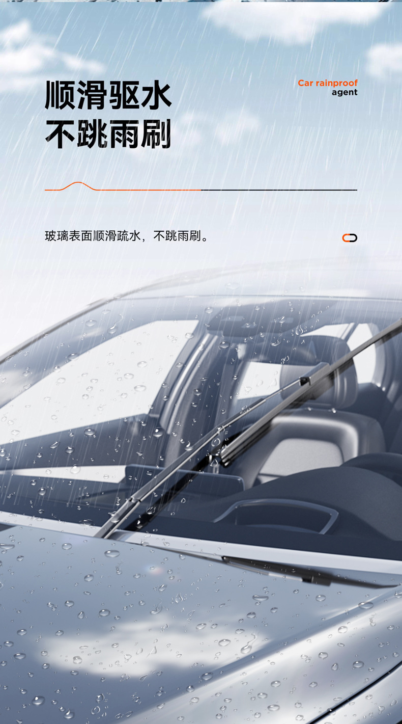 Suitable for Car Rearview Mirror Rainproof Spray Anti-Fog Agent Rainy Day Waterproof Window Glass Oil Film Removal Spray