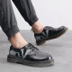 BAPE x MMJ joint-name Martin shoes 1461 low-top genuine leather British style plus size short boots graffiti women's casual leather shoes